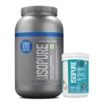 Isopure - Vanilla - 1 Kg + Isopure Collagen Peptides (12g/serve) with Biotin & Vitamin E- 250g (Unflavored)