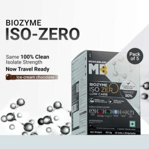 MuscleBlaze Biozyme Iso-Zero Low Carb (Travel Pack)