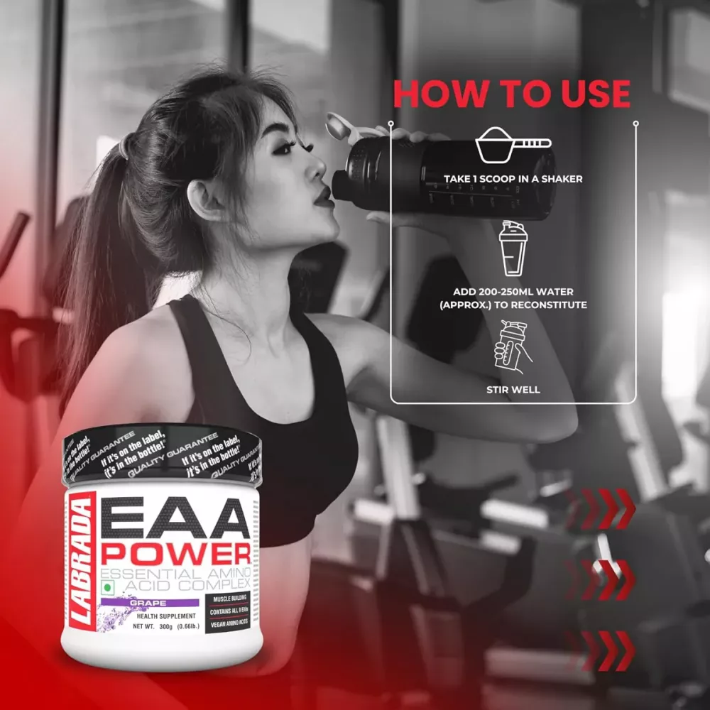 Labrada Eaa Power Essential Amino Acid Complex Grape (300g) - Image 3