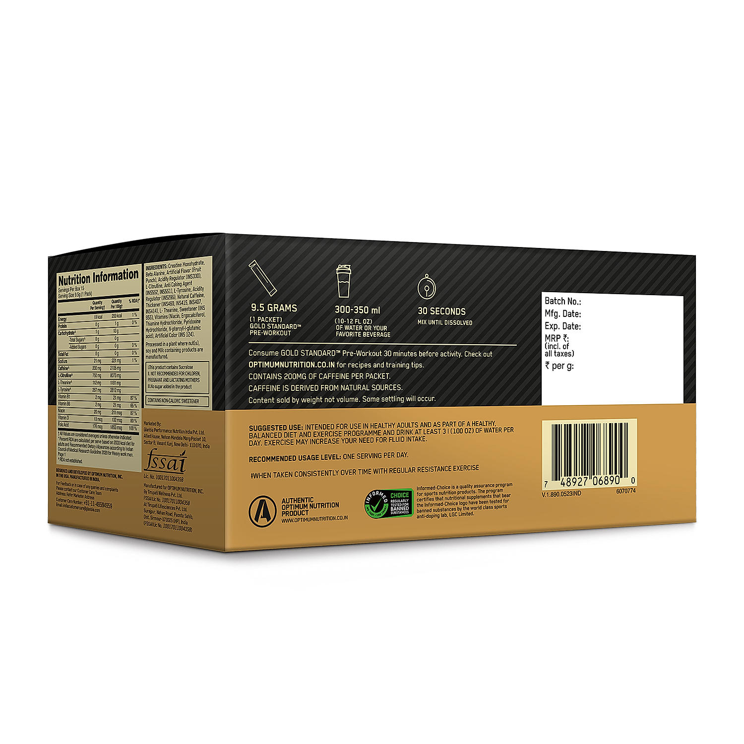 Optimum Nutrition (ON) Gold Standard Pre-Workout - Image 20