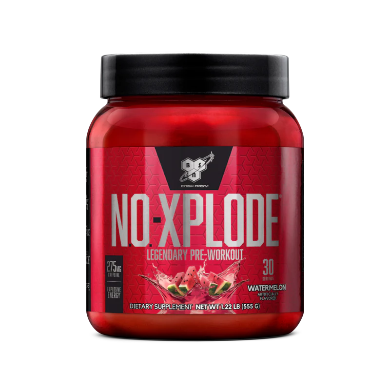 BSN NO-XPLODE Legendary Pre-Workout in the Blue Raz - Image 2